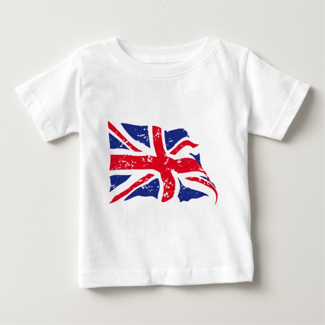 UK Flag Baby T-Shirt (Front)
