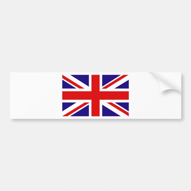 UK Flag Bumper Sticker (Front)