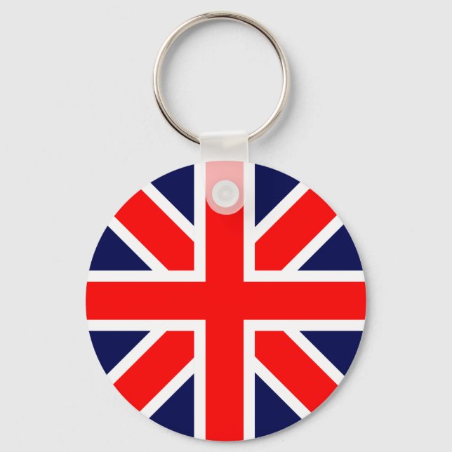 UK flag. Key Ring (Front)