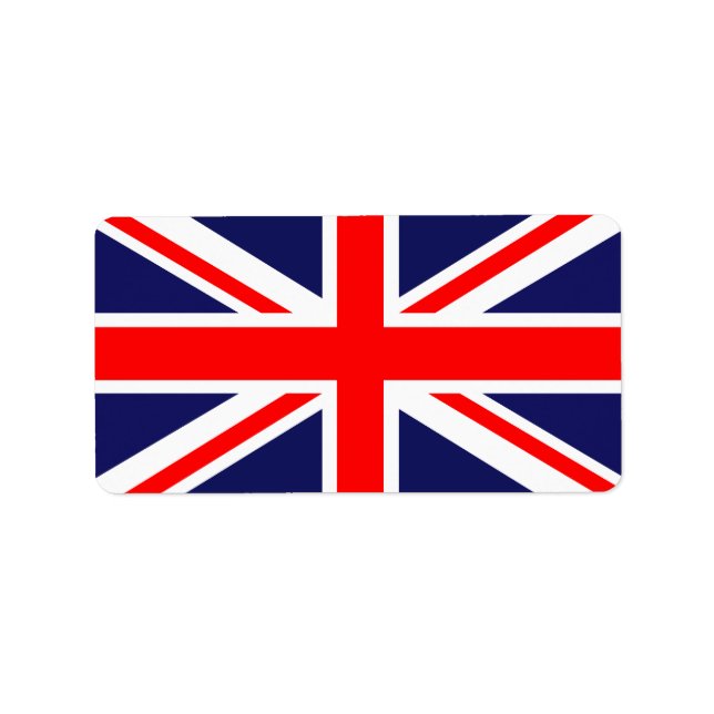UK flag Label (Front)