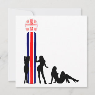 UK flag microphone Invitation