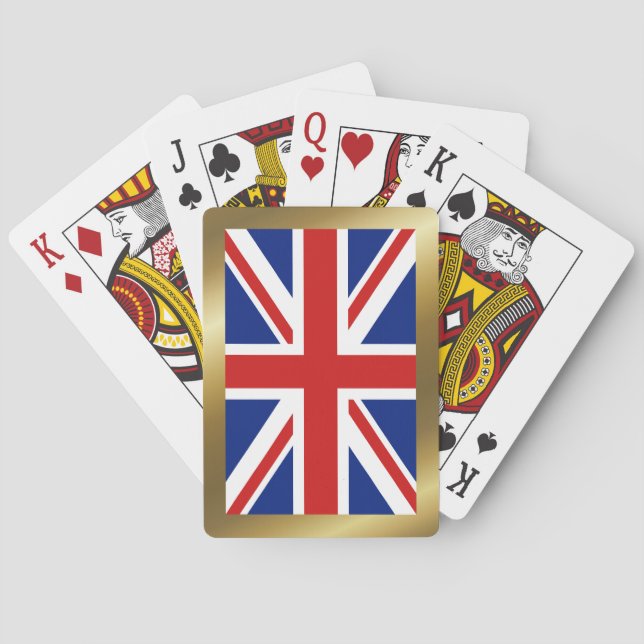 UK Flag Playing Cards (Back)