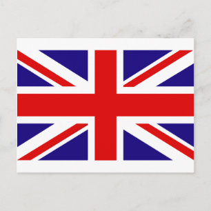 UK Flag Postcard