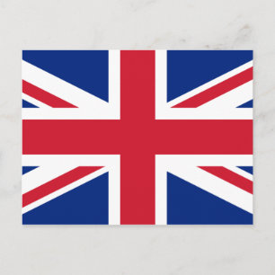 UK Flag Postcard
