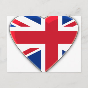 UK Flag Postcard