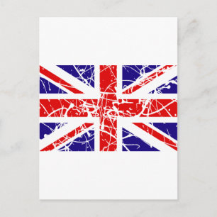 UK Flag Postcard