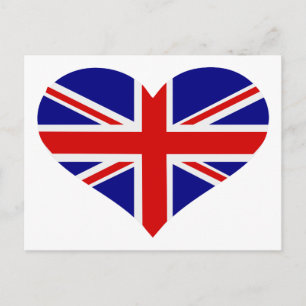 UK flag Postcard