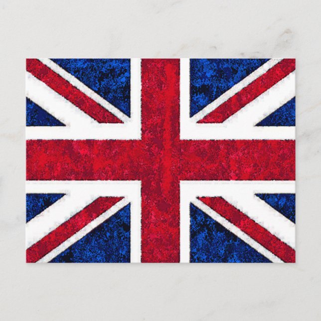 UK FLAG POSTCARD (Front)