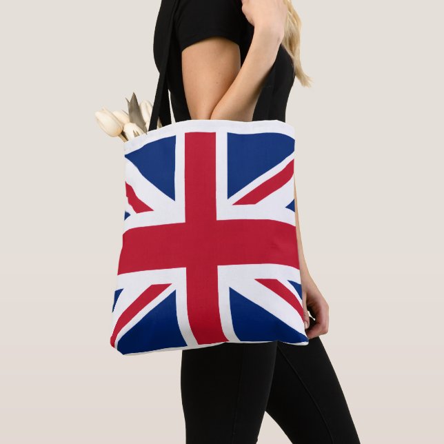 UK Flag Pride Tote Bag (Close Up)