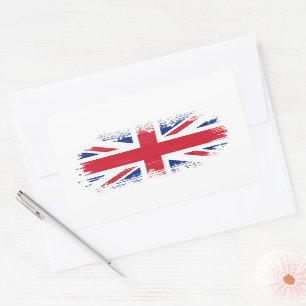 UK flag  Rectangular Sticker