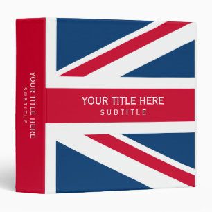 UK Flag Union Jack binder