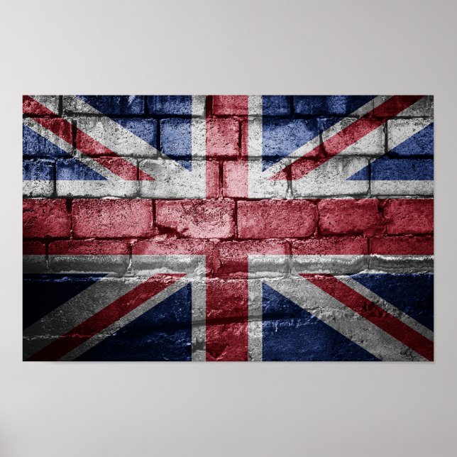 UK flag wall Poster (Front)