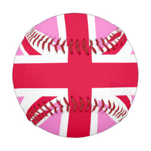 UK Gay Pride (Pink Union Jack) (Gay British Flag) Baseball