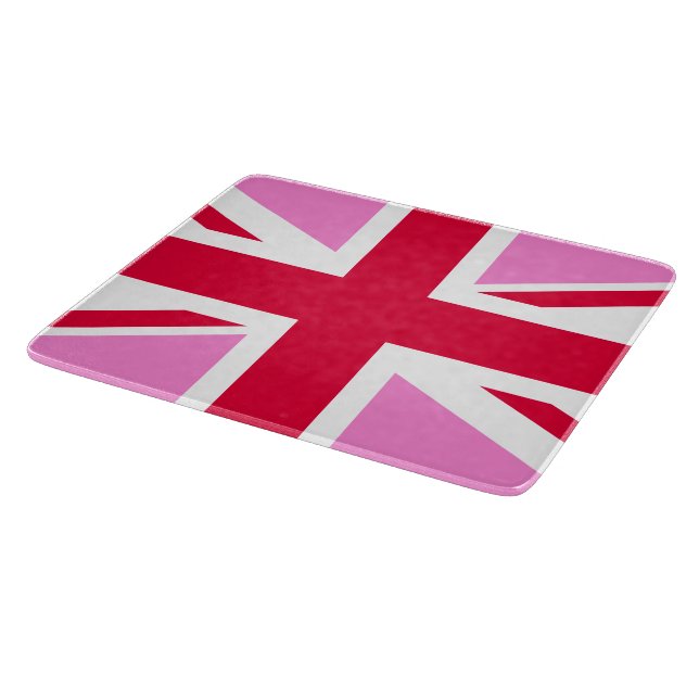 UK Gay Pride (Pink Union Jack) (Gay British Flag) Cutting Board (Corner)