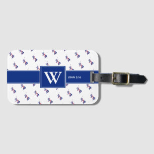 UK GREAT BRITAIN Christian Monogram Luggage Luggage Tag