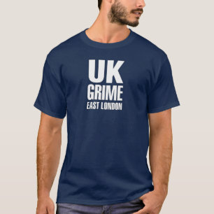 UK grime east london white colour T-Shirt