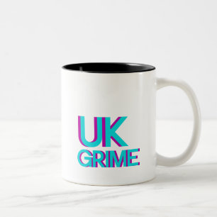 uk grime music Two-Tone coffee mug