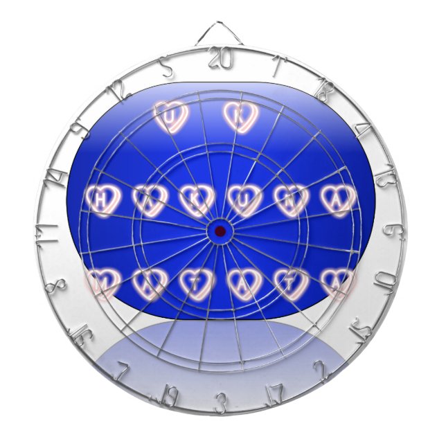 UK Hakuna Matata Art Print Dartboard (Front)