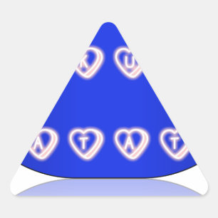 UK Hakuna Matata Art Print Triangle Sticker