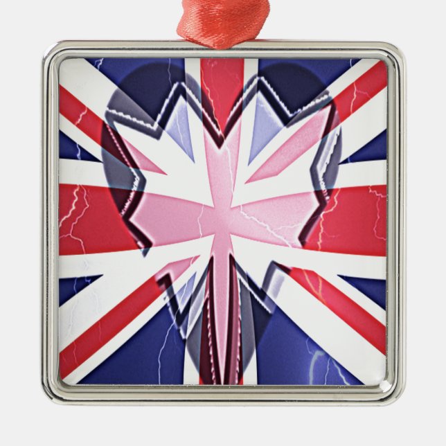 UK Hakuna matata. Metal Tree Decoration (Front)
