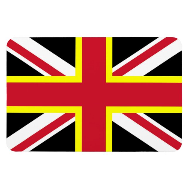 UK Magnet - Four Crosses Flag (Horizontal)