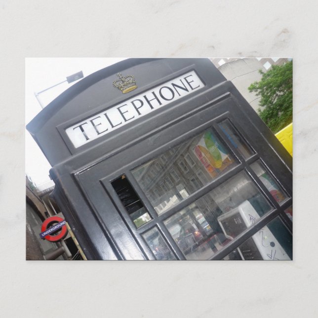 UK phone box Postcard (Front)