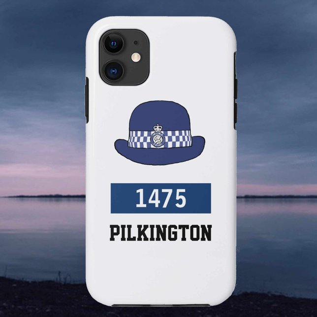 UK Police Female WPC Hat - Add Number & Name Case-Mate iPhone Case (Creator Uploaded)