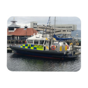 UK Police Patrol Boat, Rothesay, Isle of Bute Magnet
