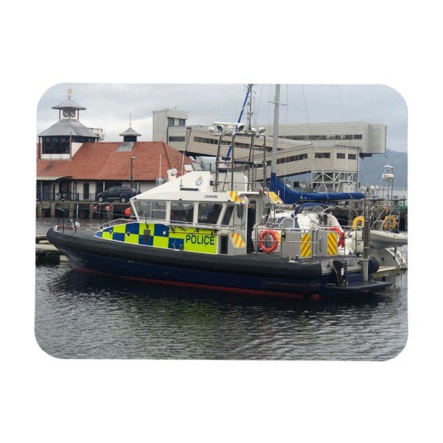 UK Police Patrol Boat, Rothesay, Isle of Bute Magnet (Horizontal)