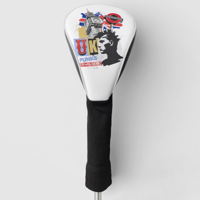 UK PUNK MAN  GOLF HEAD COVER (Front)