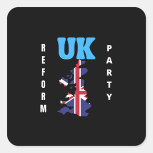 UK Reform Party Square Sticker