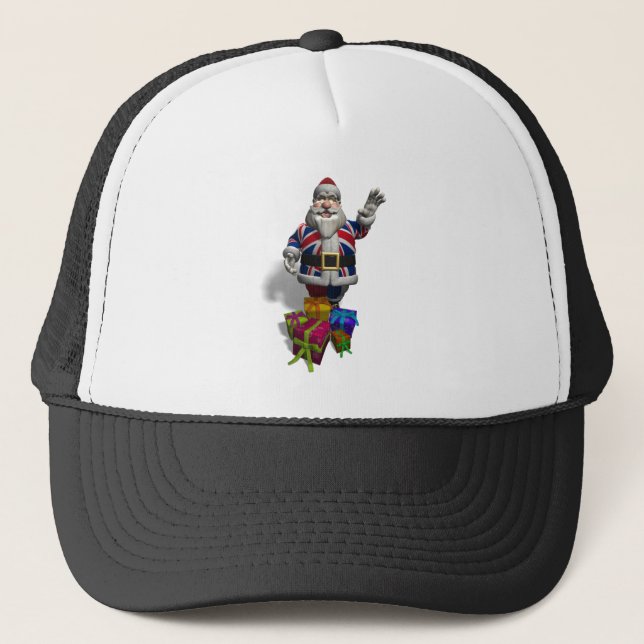 UK Santa Claus Trucker Hat (Front)