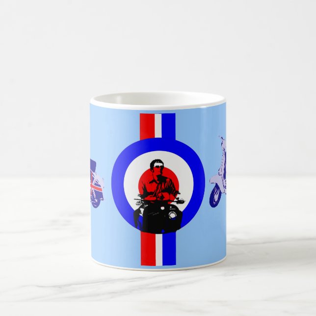 UK  scooter Coffee Mug (Center)