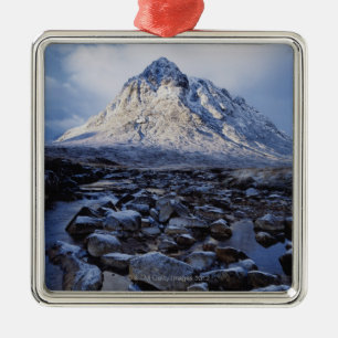 UK,Scotland,Highlands,Buchaille Etive Mor Metal Tree Decoration
