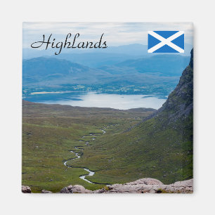 UK, Scotland - Scottish Highlands landscape Magnet