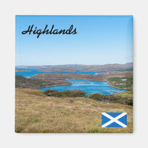 UK, Scotland - Scottish Highlands seascape Magnet