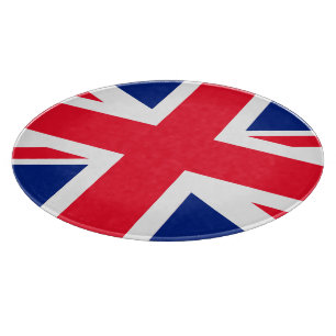 UK Union Jack British Flag Cutting Board