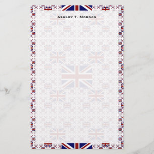 UK Union Jack Flag in Layers Stationery