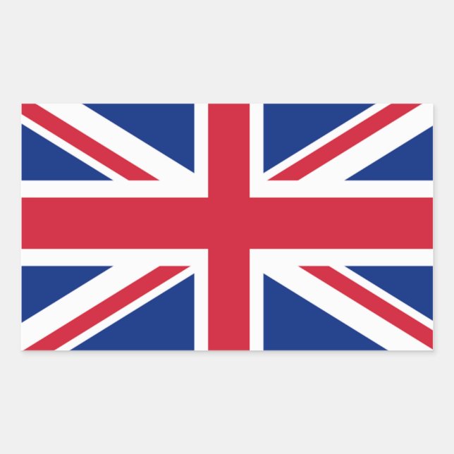 UK Union Jack Flag Stickers (Front)