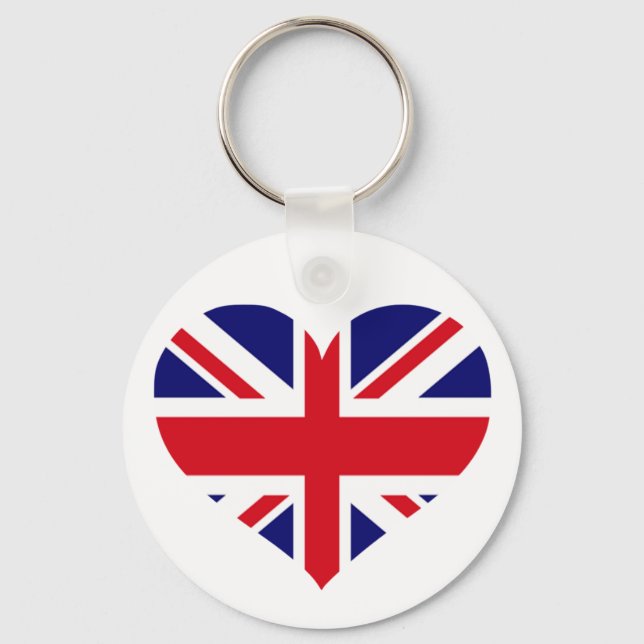 UK Union Jack Key Ring (Front)