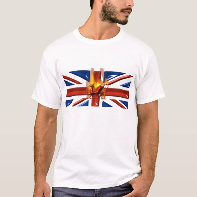 UK Union Jack Wales T-Shirt (Front)