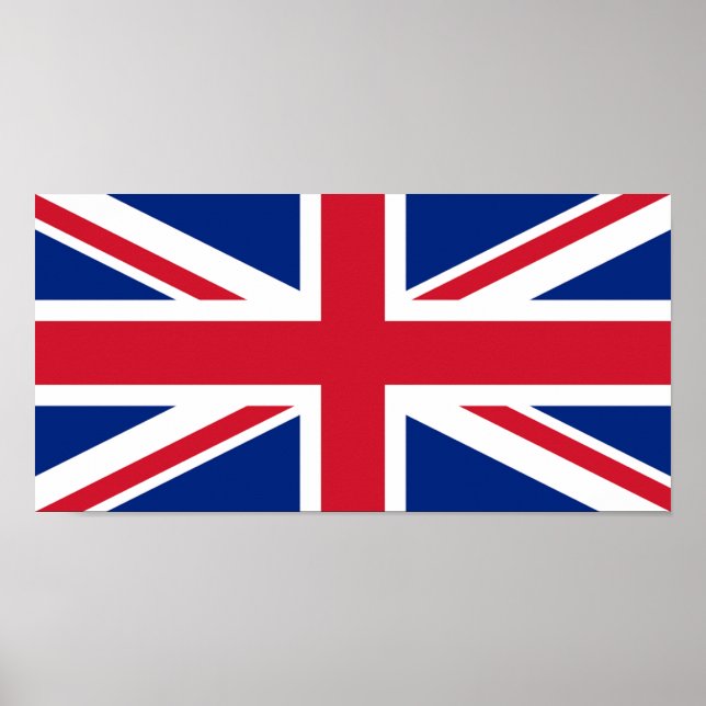 UK United Kingdom Britain Royal Union Jack Flag Poster (Front)
