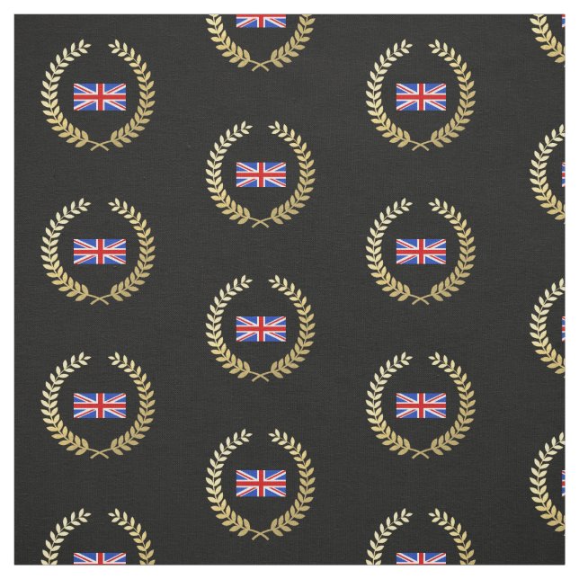Uk United Kingdom Flag Fabric (Swatch)