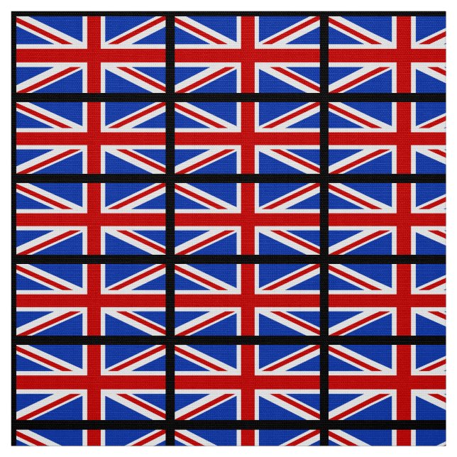 Uk United Kingdom Flag Fabric (Swatch)