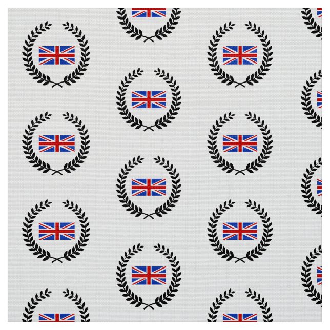 Uk United Kingdom Flag Fabric (Swatch)