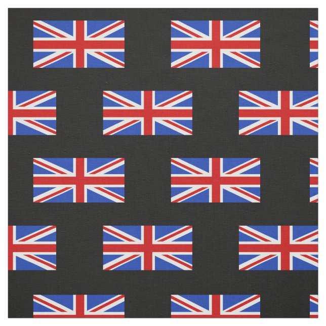 Uk United Kingdom Flag Fabric (Swatch)