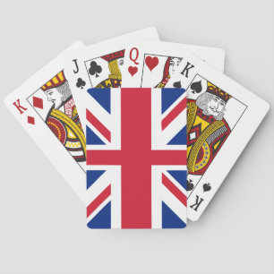 UK United Kingdom Union Jack Flag Playing Cards