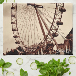 (UK) Vintage London Eye Tea Towel