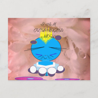 UKAT I AM RELAXED NOW POSTCARD