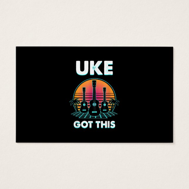 Uke Got This Funny Ukulele Player Guitar Musician (Front)